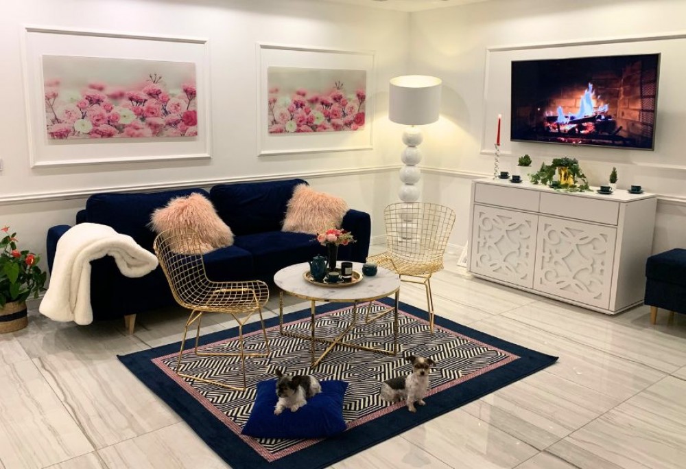 Interessante ideeën voor de muur in de woonkamer