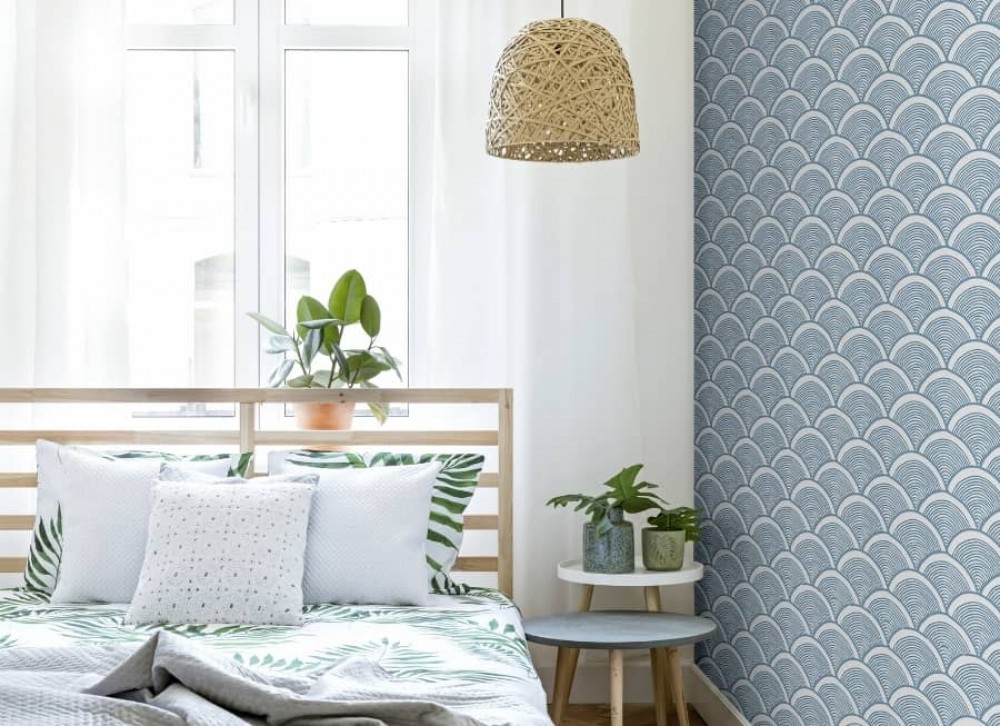 slaapkamer in Scandinavische stijl