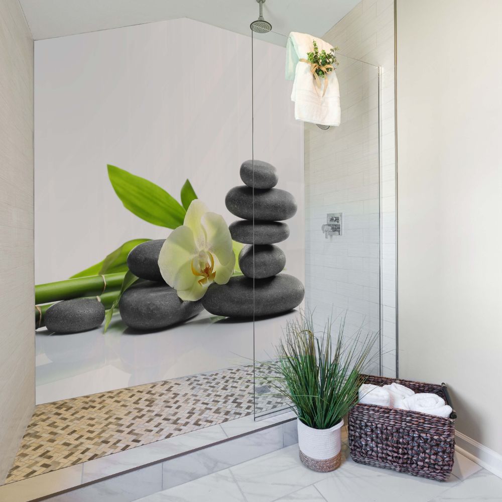 Glazen panelen voor de badkamer