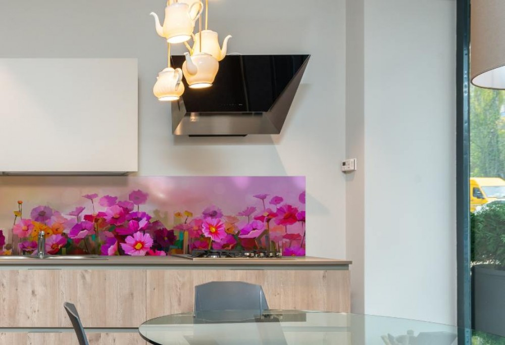 glazen panelen voor de keuken