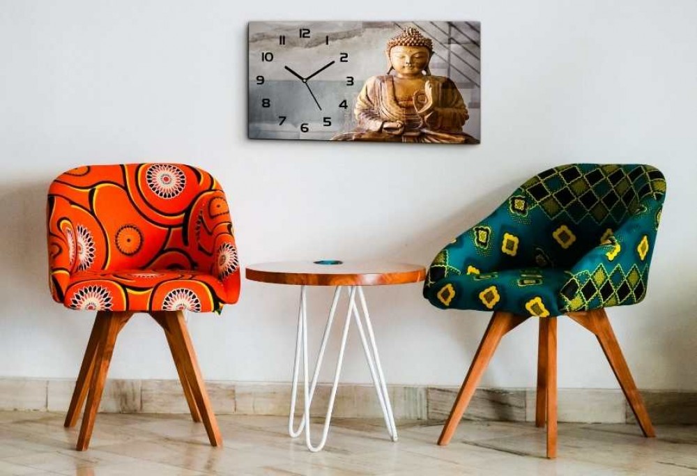 Woonkamer in een minimalistische stijl