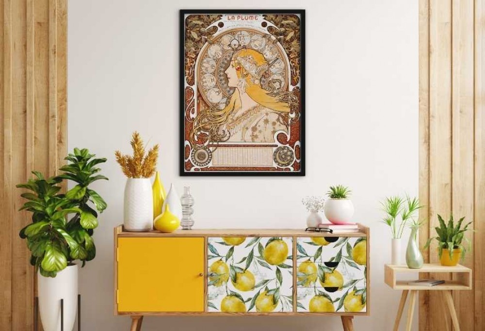 hoe fotobehang op meubels te gebruiken